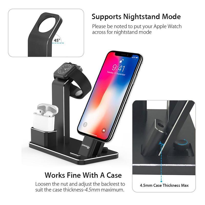 ALL(4)-IN-ONE AIRPODS CHARGING STAND | PERFECT FOR APPLE, SAMSUNG & OTHER DEVICES